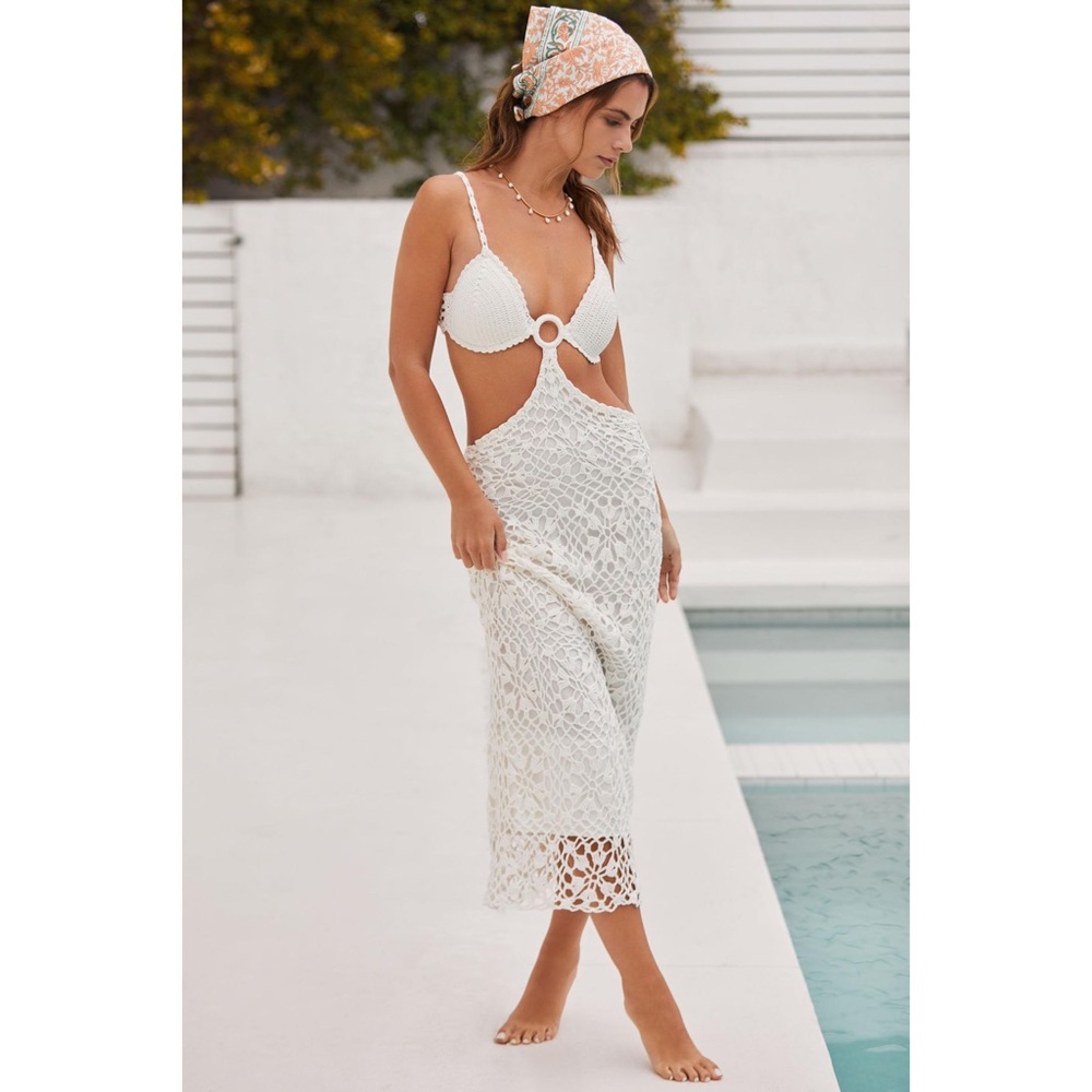 Capittana Martina Crochet Cover-Up Dress